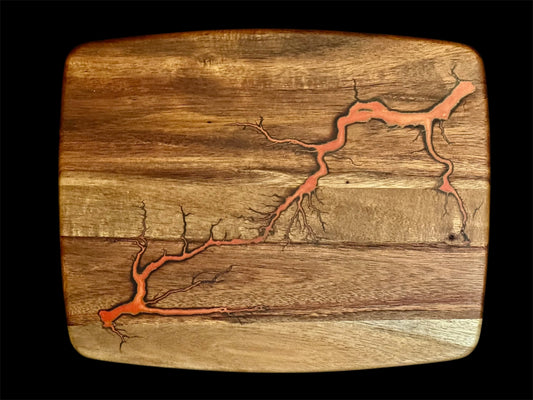 Fractal burned Acacia Cutting / Serving Boards